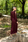 Beetroot Maxi Dress