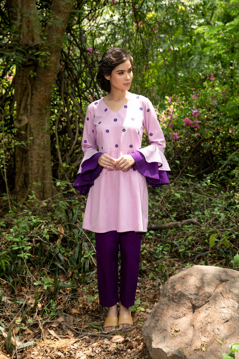 Lavender Kurta